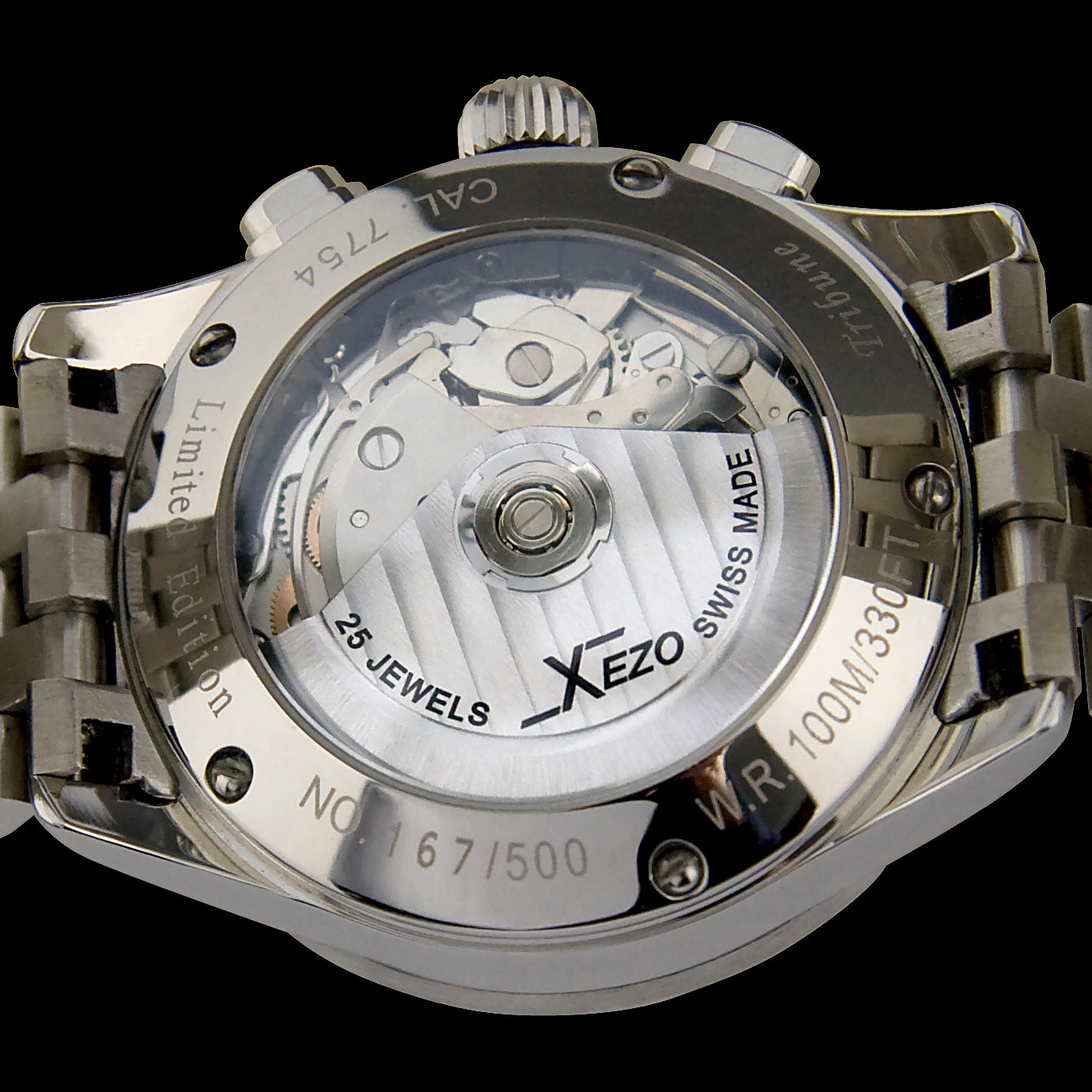 Xezo - Tribune Chronograph GMT Valjoux 7754